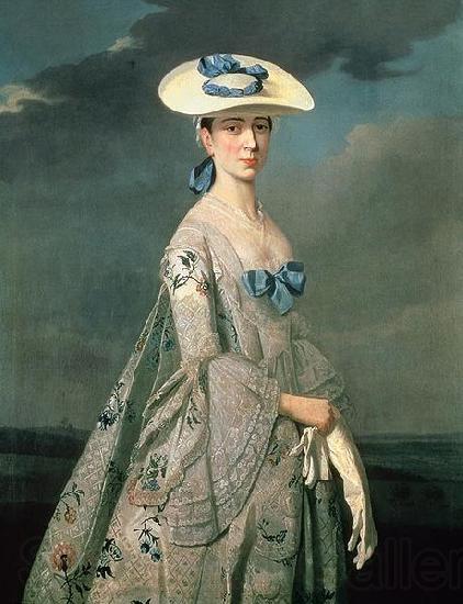 unknow artist Portrait of Eleanor Frances Dixie, daughter of Wolstan Dixie, 4th Baronet